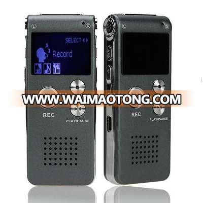 8GB Digital Voice Recorder Telephone Audio Recorder MP3 Player Micro Voice Recorder Recording Voice with Card