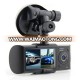 Dual Camera Car Black Box R300 X3000 Car DVR with GPS Logger and 2.7" TFT LCD Dash Cam Video Camcorder